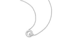 Voque Maven - Link necklaces - Silver / Rhodium plated - Crystal - 45cm